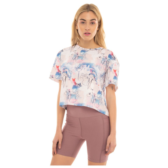 Be Nation Γυναικεία κοντομάνικη μπλούζα Printed Crop Top